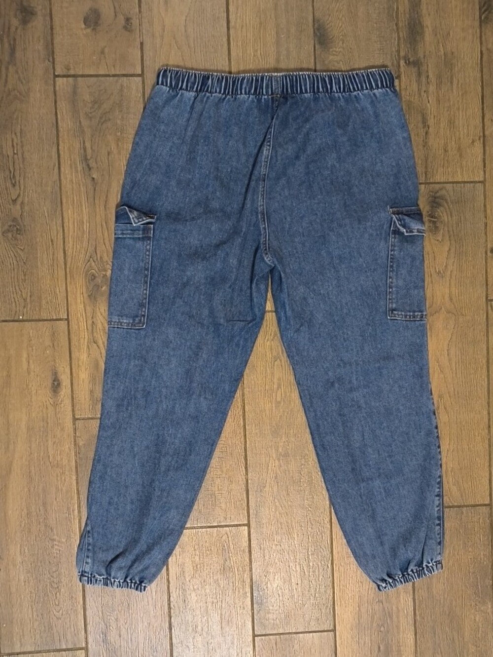 No Boundaries Blue Cargo Jogger Jeans - Picture 2 of 4